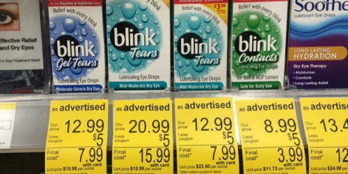 Walgreens: Blink Contacts Lubricating Eye Drops Only 99¢ (Regularly $8.99)