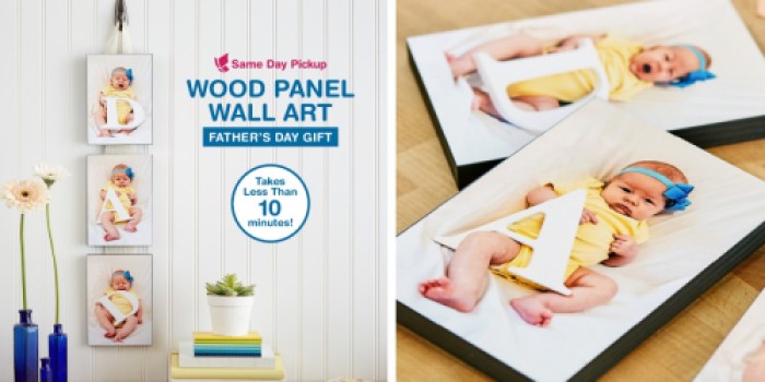 Walgreens: 50% Off Wooden Photo Panels w/ Free Store Pickup (Great Gift Idea)