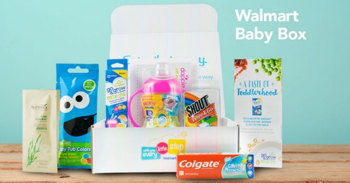 Free Walmart Baby Box W Free Shipping Hip2save