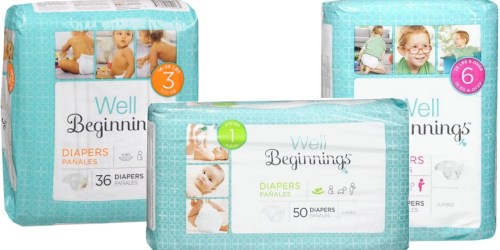 Walgreens.com: Even Better Deal on Well Beginnings Diapers Jumbo Packs
