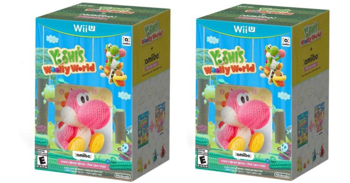 pink woolly yoshi amiibo