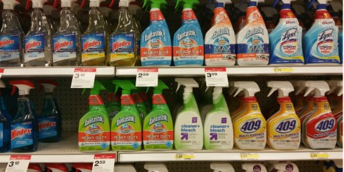 Target: Nice Deals on Scrubbing Bubbles, Windex Glass Cleaner, Clorox Wipes & MORE