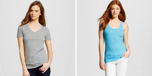 Target.com: Women’s Mossimo Shirts & Tanks Only $2.70 (Regularly $9)