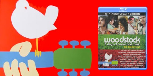 Woodstock: 3 Days of Peace & Music Blu-ray Only $13.96 (Regularly $34) – 40th Anniversary Edition