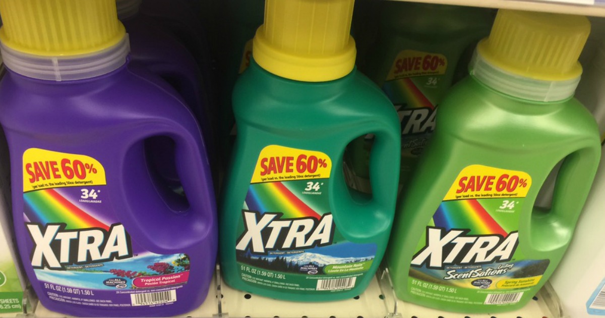 New 1 1 Xtra Laundry Detergent Coupon No Size Restrictions Only 99 At Cvs Walgreens Hip2save