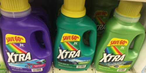 New $1/1 Xtra Laundry Detergent Coupon (No Size Restrictions) = Only 99¢ at CVS & Walgreens