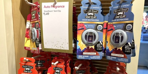 Yankee Candle: ALL Car Jar Ultimates & Smart Scent Vent Clips Only $2.50 Each (Regularly $5.49)