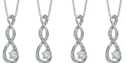 Zales Sterling Silver Diamond Accent Necklace Only $29.99 Shipped (Regularly $79)