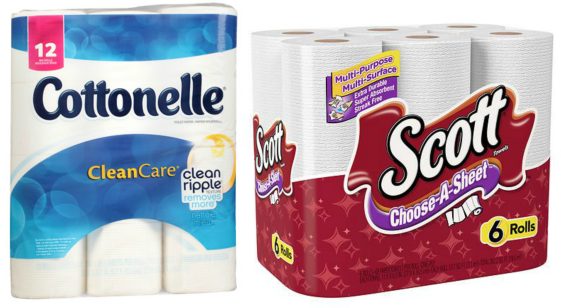 cottonelle scott paper towels