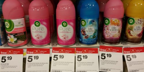 New Air Wick Coupons = Freshmatic & Scented Oil Refills Only $1.55 at Target (Reg. $5+)