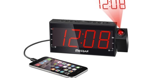 Amazon: Digital Projection LED Alarm Clock Radio Only $18.89 (Regularly $29.99+)