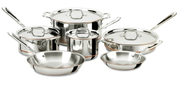 All-Clad Professional Copper 10-Piece Cookware Set $780.03 Shipped (Yes, this Price is Correct! GULP!)