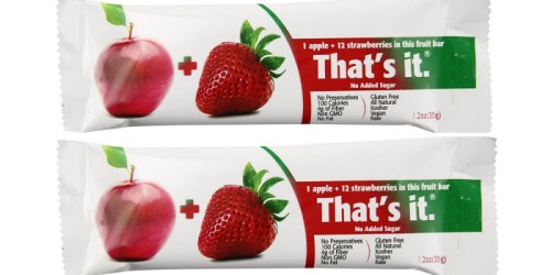 Amazon: That’s It Apple + Strawberry Gluten-Free Bar Only 14¢ Each Shipped
