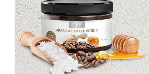 Amazon: Anjou Arabica Coffee Body Scrub w/ Honey and Sea Salt Only $8 (Regularly $35.99)