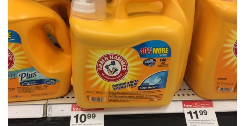 Target Shoppers! Score Nice Deals on Arm & Hammer and OxiClean Laundry Detergent