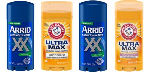 NEW $1/1 Arrid or Arm & Hammer Deodorant Coupon = Only 99¢ at Walgreens & Rite Aid