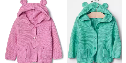 GAP: 40% Off Sitewide + Free Shipping = Bear Knit Hoodie Only $11.99 Shipped (Reg. $35) + More