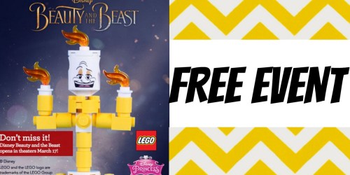 ToysRUs Beauty & The Beast Launch Party: Build FREE Disney Character (March 25th)
