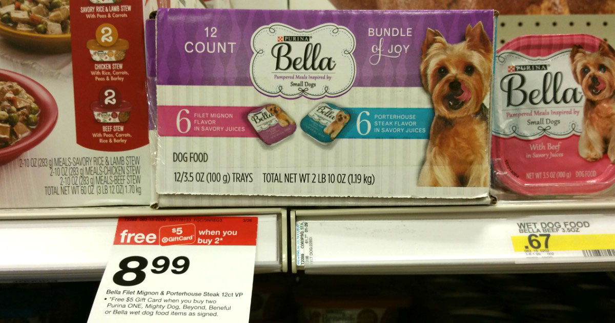 Target Purina Bella Wet Dog Food Trays As Low As 17 Each After