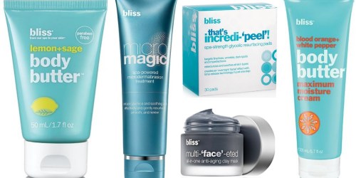 Kohl’s.com: 50% Off Bliss Spa Skincare Products (Readers LOVE Their Lotion!)