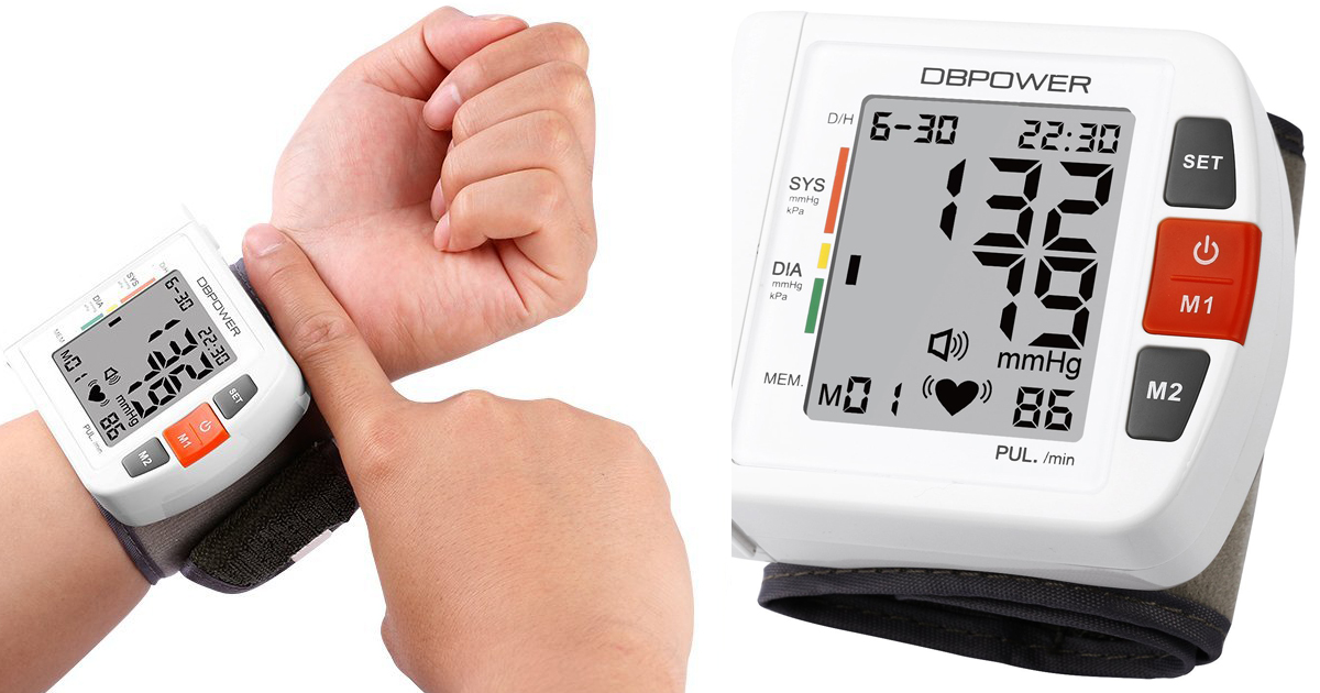 dbpower wrist blood pressure monitor