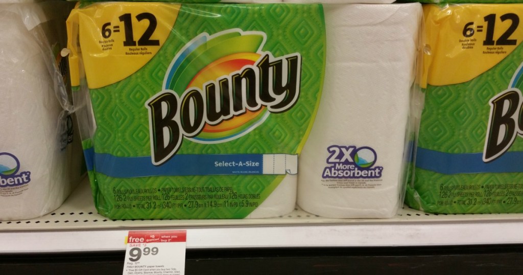 New Bounty, Charmin & Puffs Coupons = Paper Towels Only 54¢ Per Roll at ...