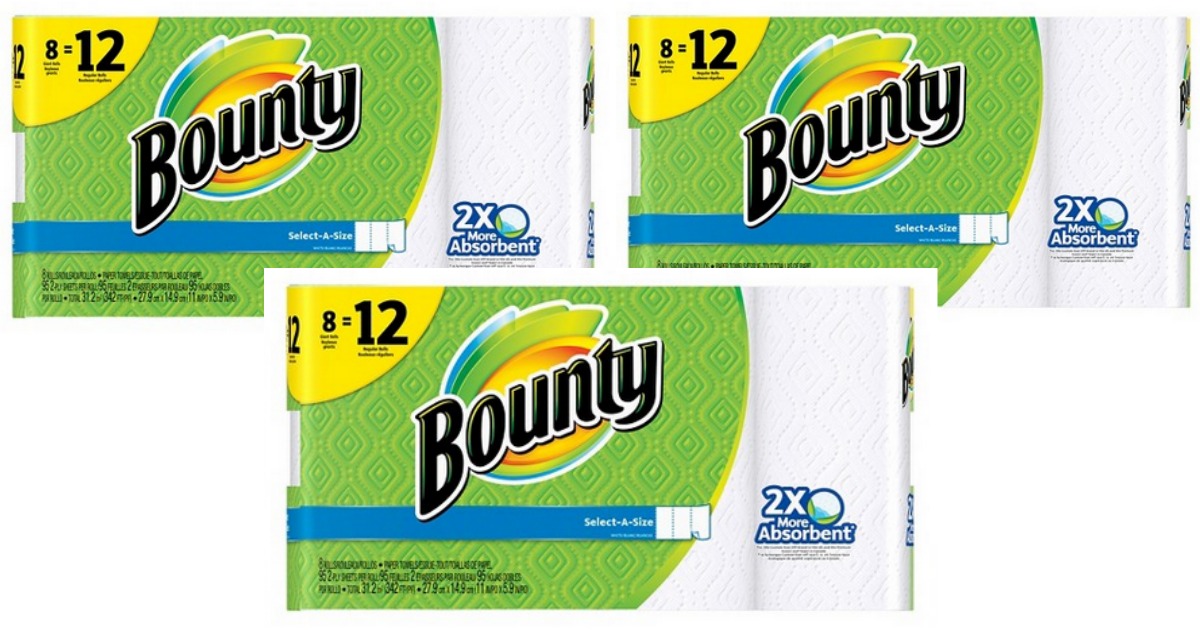 Bounty GIANT Paper Towels 8Count Only 6.16 Each (After