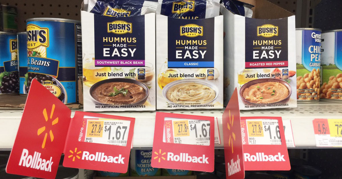 Walmart Bush's Hummus Made Easy Mix Just 12¢ (Get Up To Five Packages)