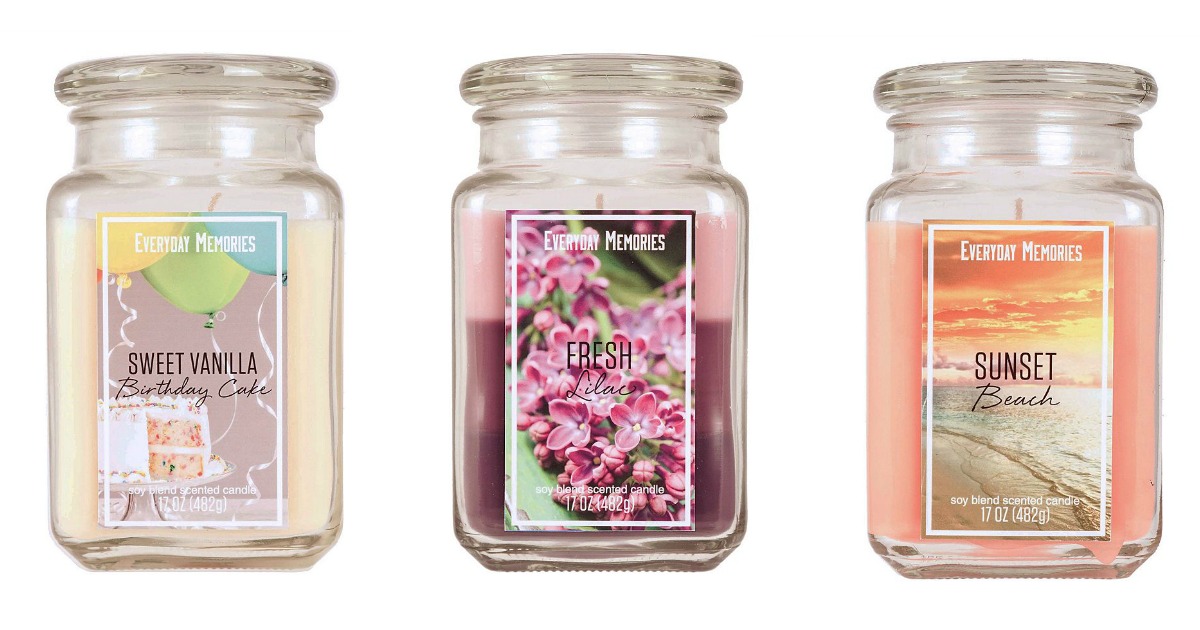 Kohl's Cardholders Everyday Memories Jar Candles Only 3.49 Each
