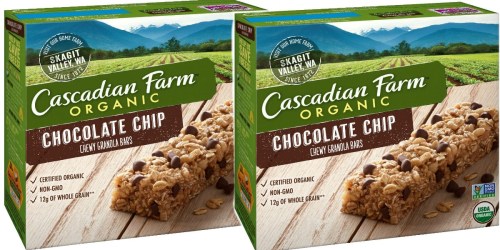 Amazon: 6 Boxes of Cascadian Farm Organic Granola Bars Only $11.67 Shipped ($1.95 Per Box)