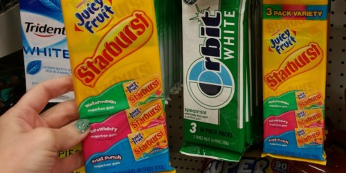 Target Shoppers! Big Savings on Gum (Juicy Fruit 3-Pack Only $1.09 & More)