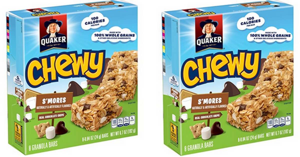 Amazon: 96 Quaker Chewy S'mores Granola Bars Only $17.88 Shipped (Just ...