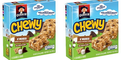 Amazon: 96 Quaker Chewy S’mores Granola Bars Only $17.88 Shipped (Just 19¢ Per Bar!)