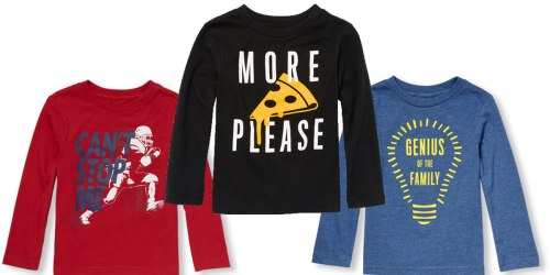 The Children’s Place: Toddler Graphic Long Sleeve Tees As Low As $1.99 Shipped