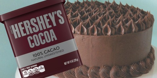 Amazon: SIX Hershey’s Natural Unsweetened Cocoa 8 Ounce Containers Only $12.84 (Just $2.14 Each)