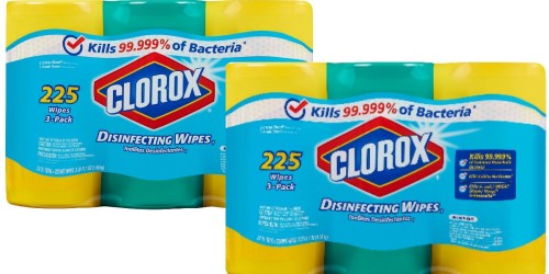 Target: Clorox Disinfecting Wipes 3-Count Value Packs Only $6.74 (When You Buy 2)