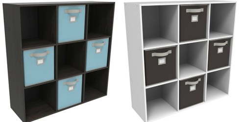 Get Organized w/ Home Depot! 9-Cube Organizer w/ 4 Bins Only $47.53 Shipped + More