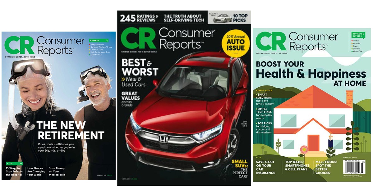 Rarely Discounted Magazine Subscription Sale - Consumer Reports Only $1 ...