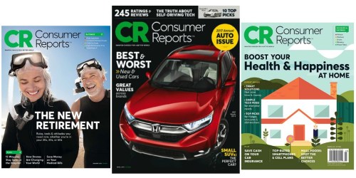 Rarely Discounted Magazine Subscription Sale – Consumer Reports Only $1.54 Per Issue & More