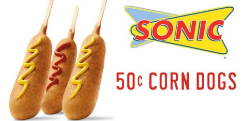 Sonic Drive-In: 50¢ Corn Dogs ALL Day (3/18 Only)