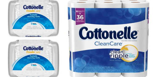 Two NEW Cottonelle Coupons = Cottenelle Wipes 42-Count ONLY 99¢ At Walgreens + More