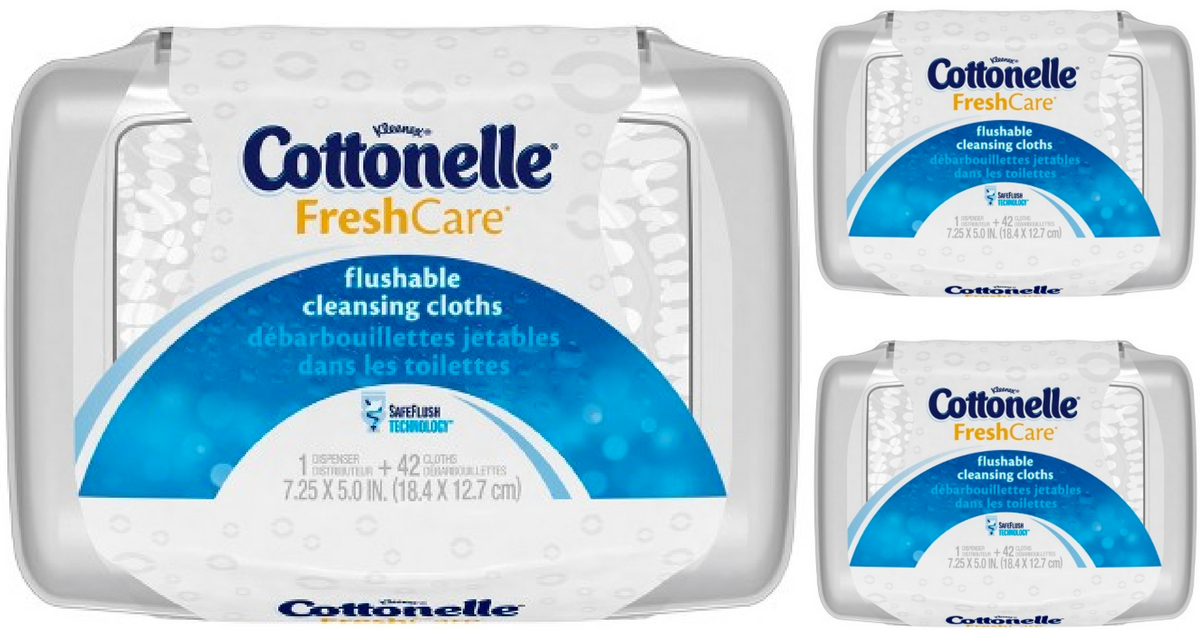 Walgreens: Cottonelle Wipes 42-Count Tub Only $1.24