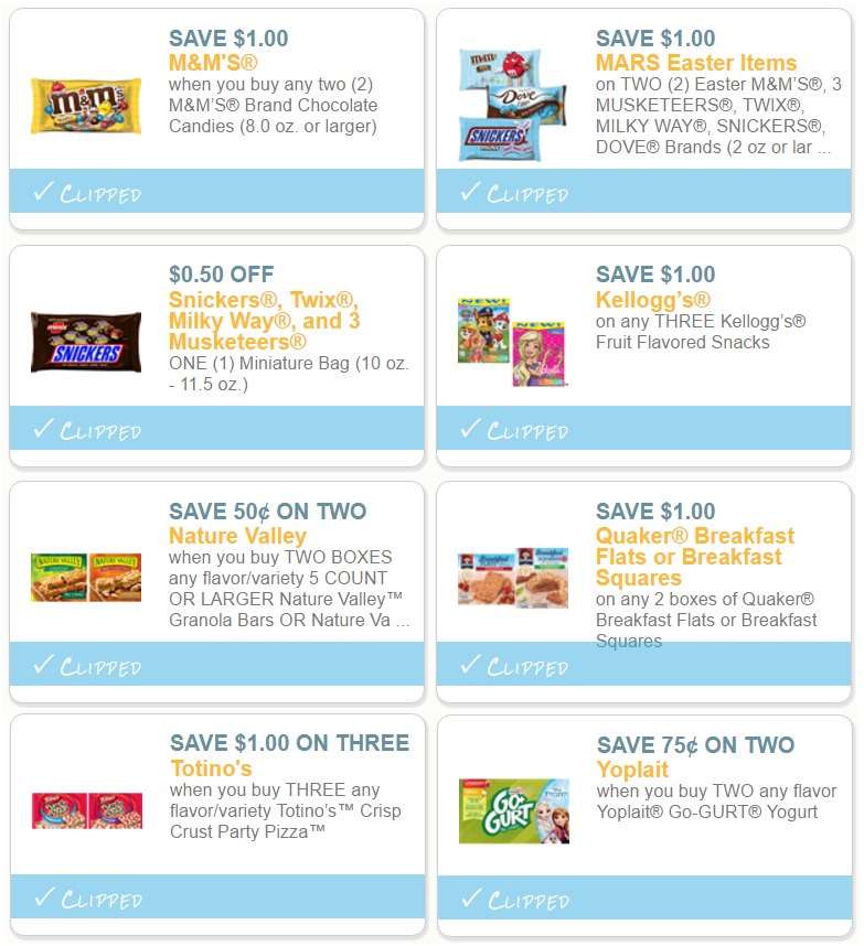 Print Now & Save Top Candy and Snack Coupons