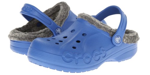 6PM.com: Crocs Kids Baya-Lined Clogs Only $10 Shipped + More