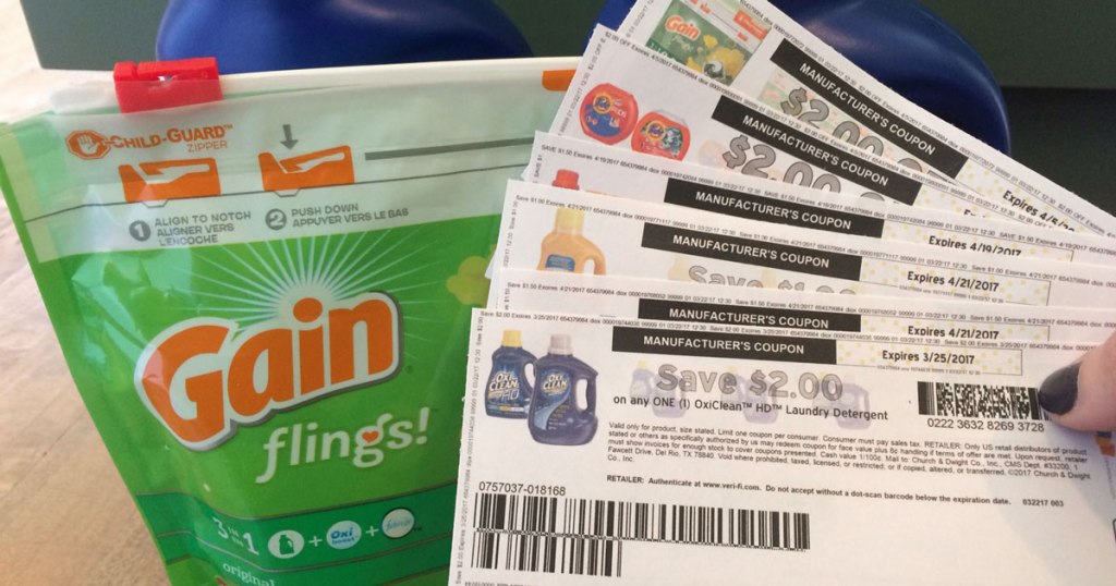 All washing detergent coupons