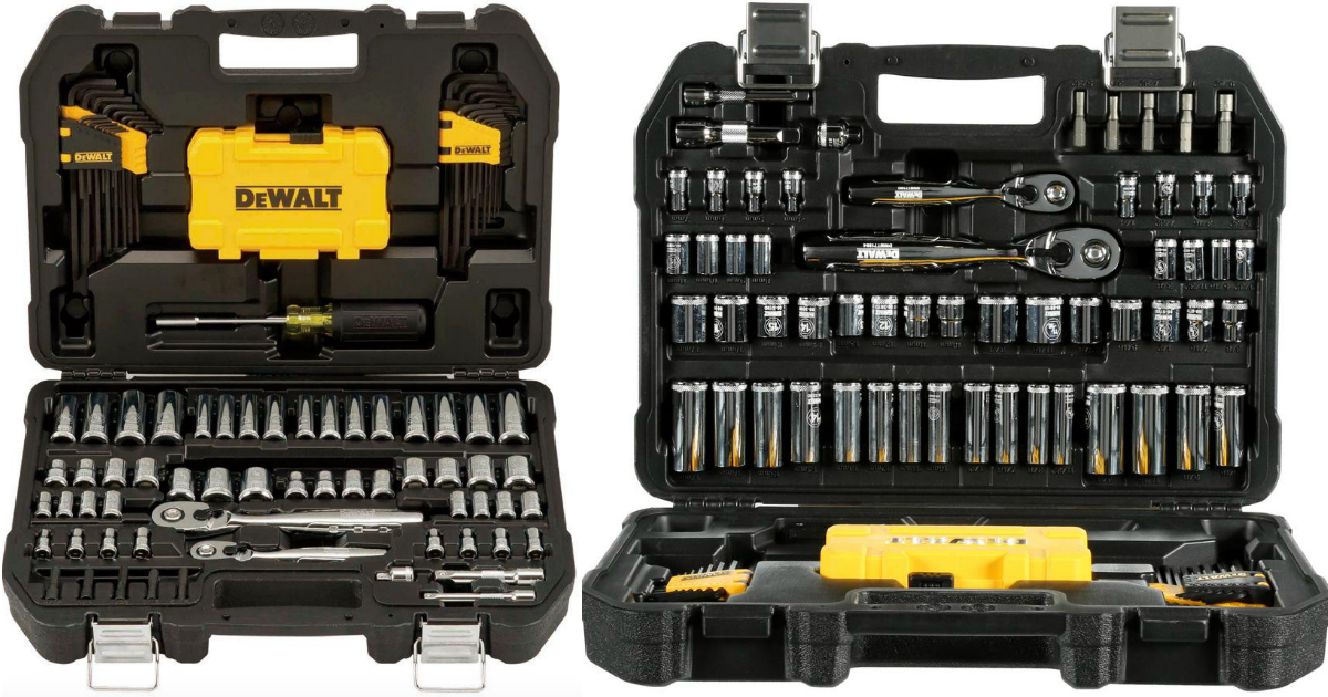 Home Depot DEWALT 108Piece Mechanics Tool Set Only 59.97 Shipped