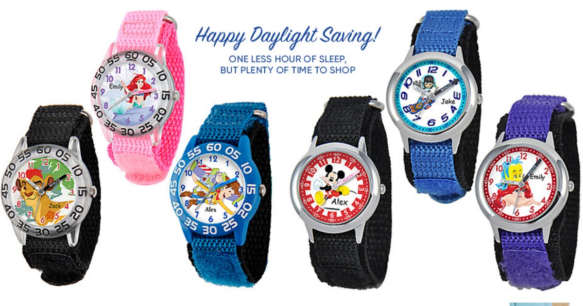 Disney Store HUGE Savings On Customizable Watches For the Whole Family