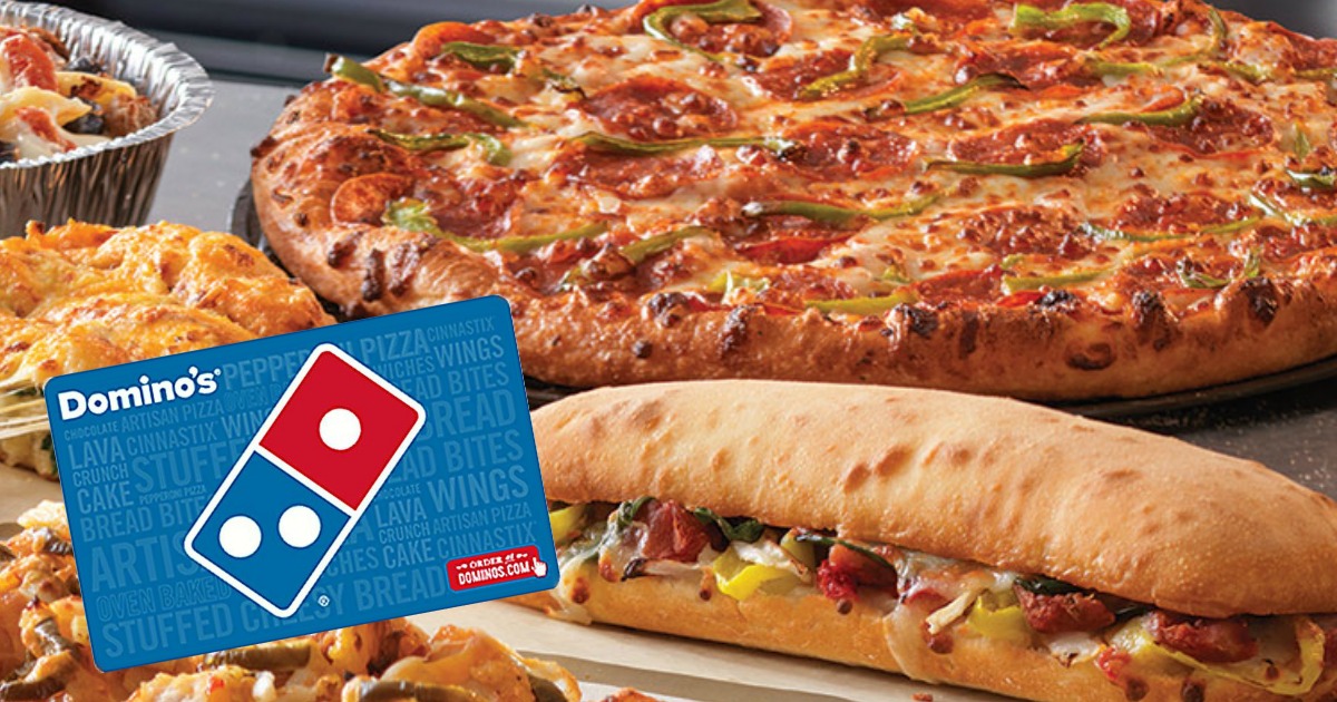 LivingSocial Score A 10 Dominos EGift Card For ONLY 5 Select Email 