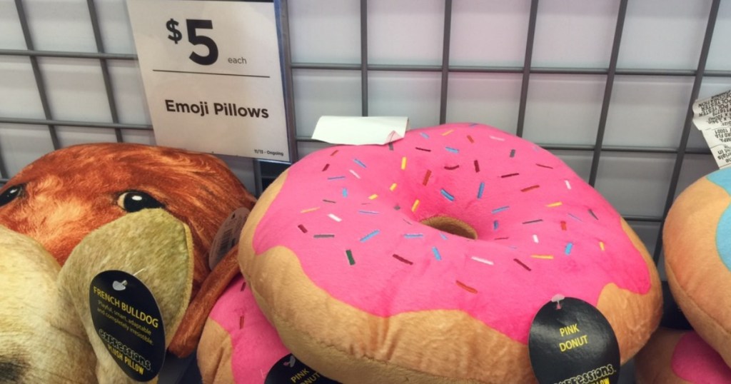 Donut Emoji Pillow