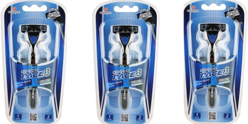 Dorco Pace 3 Razor System Just $2.49 Shipped (Includes Razor Handle & 2 Refill Cartridges)